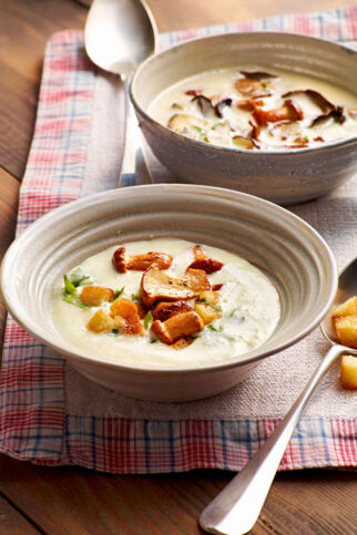 Pfifferling-Cremesuppe Pfifferling-Cremesuppe