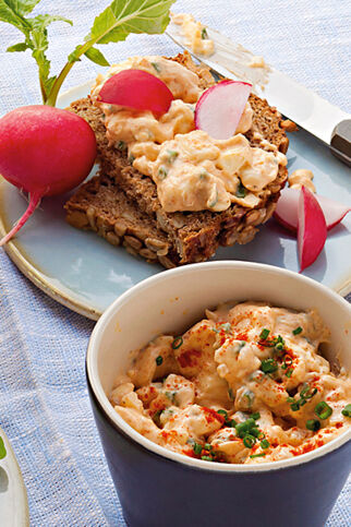 Vollkornbrot mit bayerischem Obazden Vollkornbrot mit bayerischem Obazden
