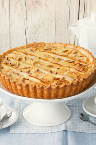 Ricotta-Pinienkern-Crostata Ricotta-Pinienkern-Crostata