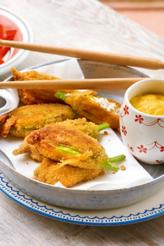 Gefüllte Zucchiniblüten Gefüllte Zucchiniblüten