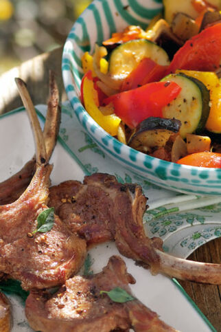 Ratatouille mit Lamm