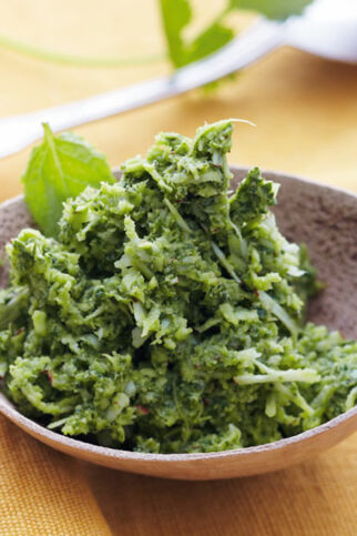 Kokos-Koriander-Chutney mit Chili und Minze Kokos-Koriander-Chutney mit Chili und Minze