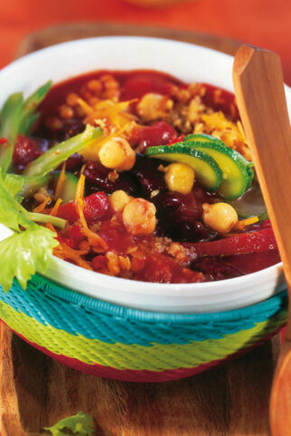 Chili sin carne oriental