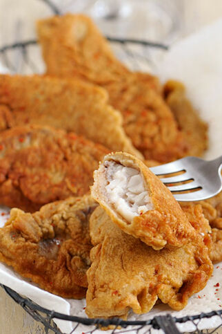 Karpfen in Bierteig Karpfen in Bierteig