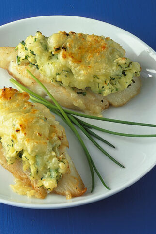 Heilbutt unter Kartoffelhaube Heilbutt unter Kartoffelhaube