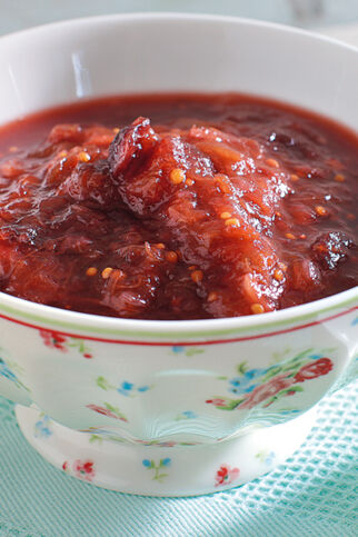 Rhabarberchutney Rhabarberchutney