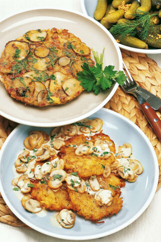 Rösti mit Pilzragout