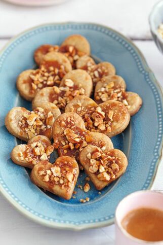 Cashew-Karamell-Herzen Cashew-Karamell-Herzen