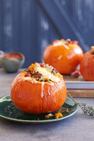 Gefüllte Hokkaidokürbisse Gefüllte Hokkaidokürbisse