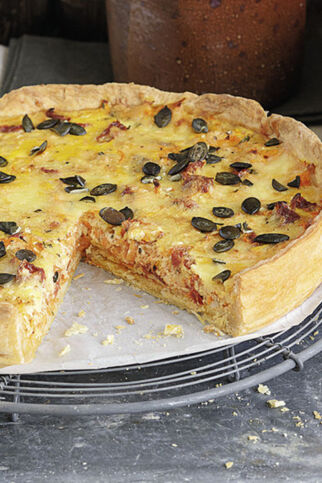 Kürbis-Tomaten-Quiche Kürbis-Tomaten-Quiche