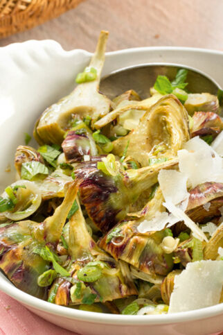 Gebratene Artischocken Gebratene Artischocken