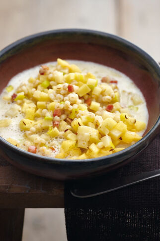 Gerstensuppe mit Pastinaken