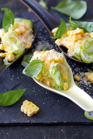 Pastinakenpüree mit Mais Pastinakenpüree mit Mais