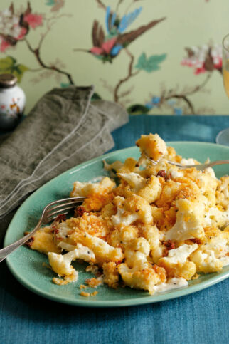 Blumenkohlauflauf mit Käsesauce