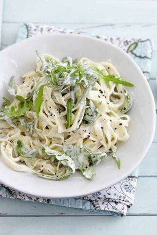 Pasta mit Käsesahne