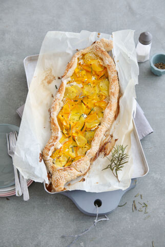 Kartoffel-Kürbis-Pide Kartoffel-Kürbis-Pide