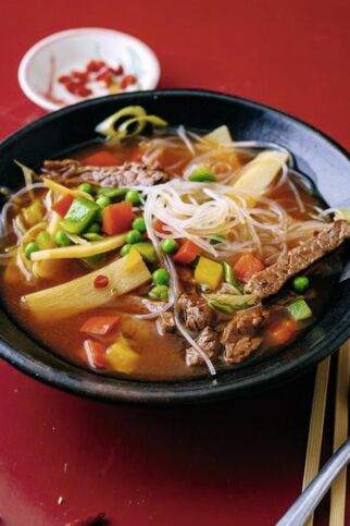 Feurige Glasnudelsuppe Feurige Glasnudelsuppe