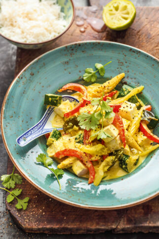 Limettencurry mit Tofu Limettencurry mit Tofu