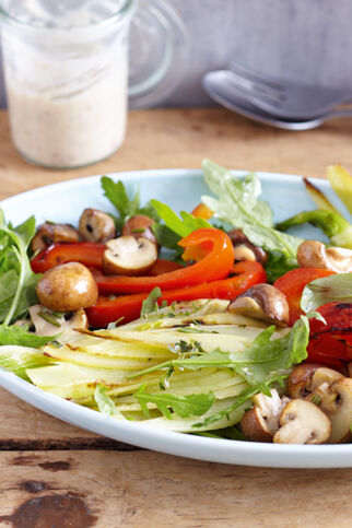 Antipasti mit Bohnendip Antipasti mit Bohnendip