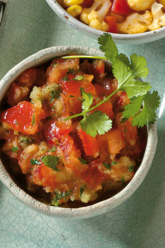 Rohe Tomaten-Salsa Rohe Tomaten-Salsa