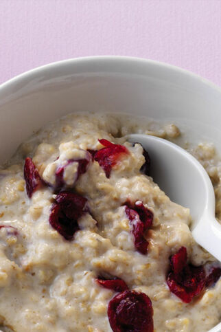 Porridge mit Cranberries