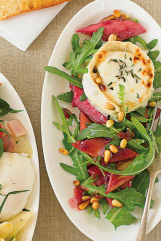 Rhabarber-Rucola-Salat Rhabarber-Rucola-Salat