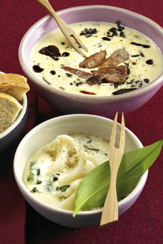 Bärlauch-Fondue Bärlauch-Fondue