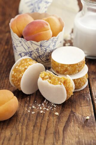 Aprikosen-Frühstücksoblaten Aprikosen-Frühstücksoblaten