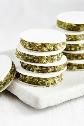 Pistazien-Dattel-Oblaten Pistazien-Dattel-Oblaten