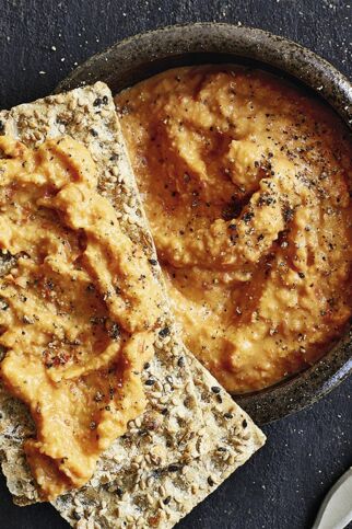 Paprika-hummus Paprika-hummus