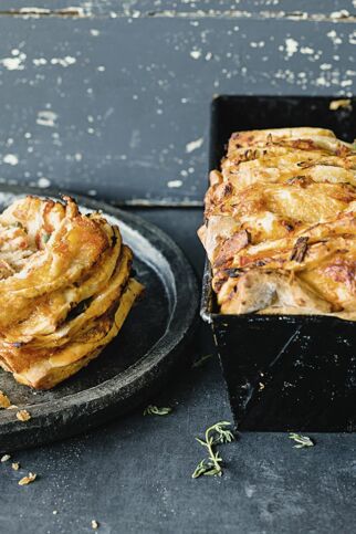 Zupfbrot mit Thunfisch Zupfbrot mit Thunfisch