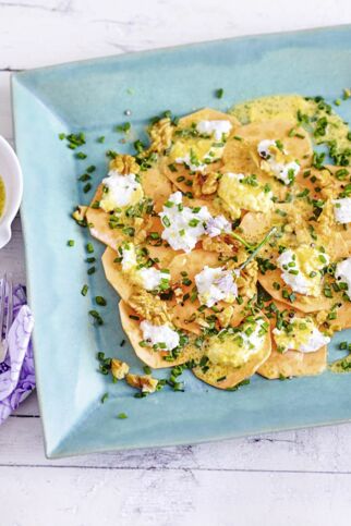 Süßkartoffel-Carpaccio Süßkartoffel-Carpaccio