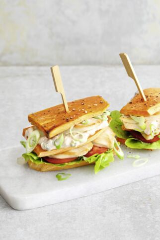 Süßkartoffel-Club-Sandwich Süßkartoffel-Club-Sandwich