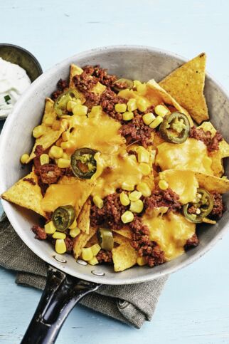 Nachos aus der Pfanne Nachos aus der Pfanne