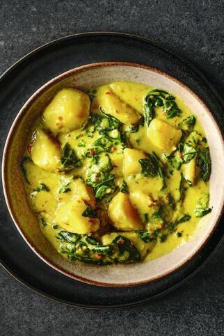 Spinat-Kartoffel-Curry Spinat-Kartoffel-Curry