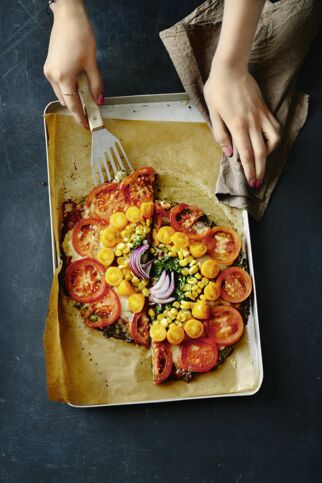 Regenbogen-Pizza Regenbogen-Pizza