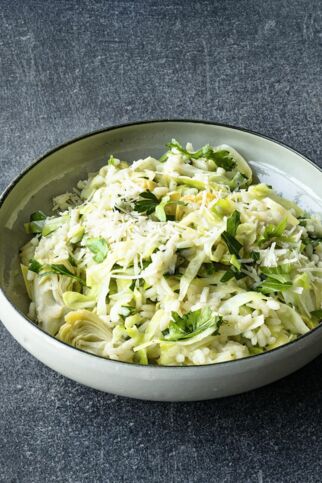 Spitzkohl-Risotto