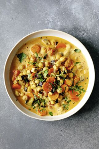 Kichererbsen-Auberginen-Curry Kichererbsen-Auberginen-Curry