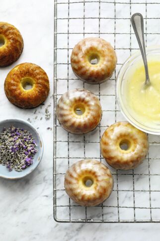 Earl-Grey-Mini-Gugel mit Lavendel