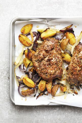 Ofengeröstete Nackensteaks Ofengeröstete Nackensteaks