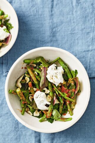 Grüner Bohnensalat mit Mozzarella Grüner Bohnensalat mit Mozzarella