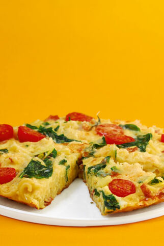 Nudel-Frittata mit Mangold Nudel-Frittata mit Mangold
