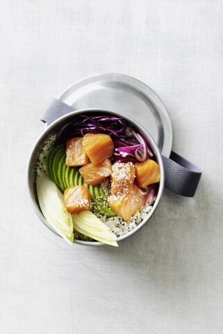 Poke Bowl mit Lachs Poke Bowl mit Lachs