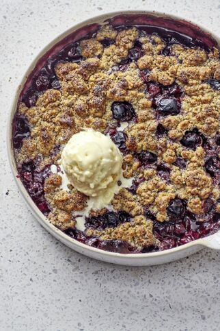 Sauerkirsch-Mohn-Crumble Sauerkirsch-Mohn-Crumble