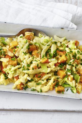 Spaetzle-Kuerbis-Groestl Spaetzle-Kuerbis-Groestl