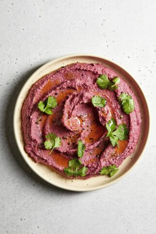 Pinker Hummus