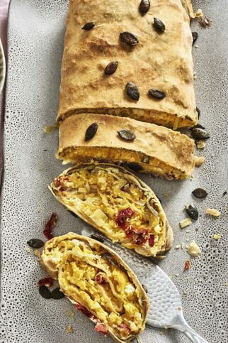 Salbei-Kürbis-Strudel