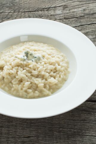 Ein einfaches cremiges Risotto. Risotto