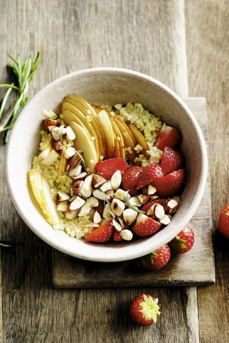 Birnen-Hirse-Porridge Birnen-Hirse-Porridge