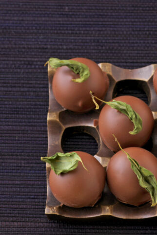 Basilikumpralinen Basilikumpralinen